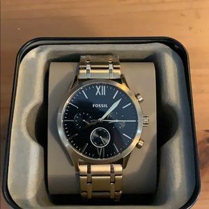 Men’s Gold Fossil Watch
